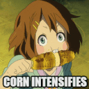 Corn Intensifies emoji