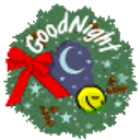 Goodnight Wreath emoji