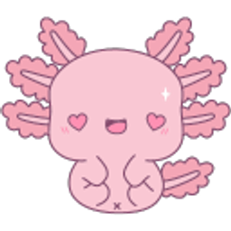 Pinkaxolotl emoji