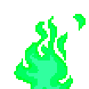 Green Fire emoji