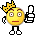 King Thumbs Up emoji