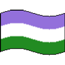 Prideflag Genderqueer Animated emoji