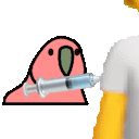 Vaccine Parrot emoji