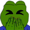 Pepe Giggle Cover Mouth emoji