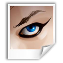 Blue Eye Intense Stare emoji