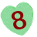 8 Candy Heart emoji