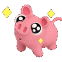 Pig Sparkle Eyes emoji