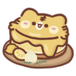 Cat Pancake emoji