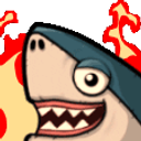 Evil Shark emoji