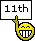 Countdown Clock 11th emoji