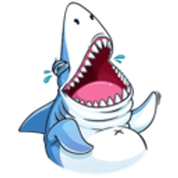Haha Shark E emoji