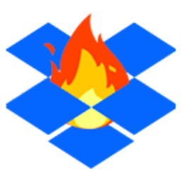 Dropbox Fire emoji
