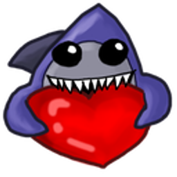 Heartsharky emoji