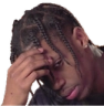 Facepalm Travis Scott emoji