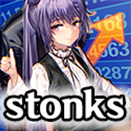 Anime Girl Stonks Thumbsup emoji