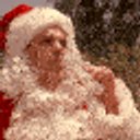 Bad Santa Drinking emoji