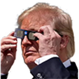 Trump Eclipse Glasses emoji