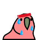 Workout Parrot emoji