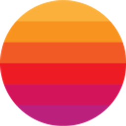 Sunset Stripes Circle emoji