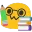 Blob Student emoji