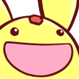 Yellow Bunny Happy Face emoji