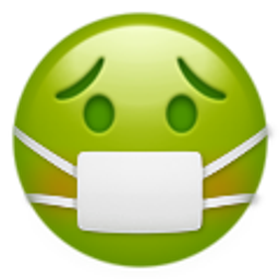 Nauseated With Mask emoji