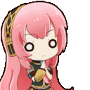 Anime Girl Headphones Shocked emoji