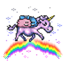 Unicorn Rainbow emoji