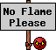 No Flame Please emoji