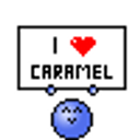 I Heart Caramel emoji