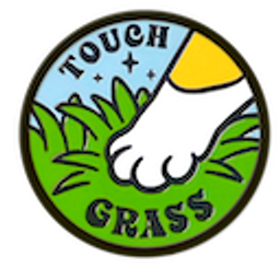 Touch Grass Cat emoji