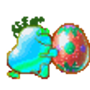 Easter Egg Bean emoji