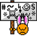 Protesting Bunny emoji