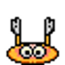 Orange Green Bounce emoji