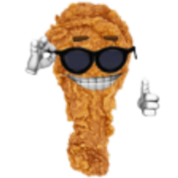 Cool Fried Chicken emoji