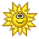 Joyful Sun emoji