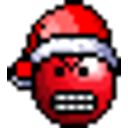 Angry Santa Hat emoji