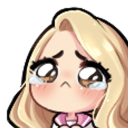 Blonde Cry Big Tears emoji