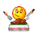 Eating Chicken emoji