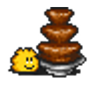 Knuddles Chocolate Fountain emoji
