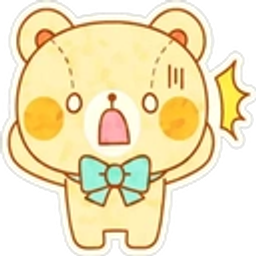 Bear Gasp Bowtie emoji