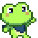 Jammin Frog emoji
