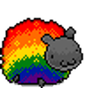 Sheepy Black emoji