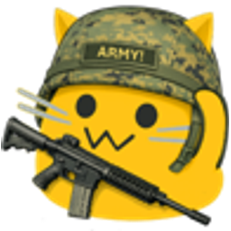 Meow Yes Sir Rifle Army emoji
