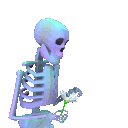 Skelpickflower emoji