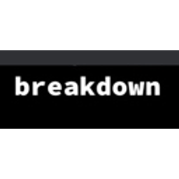 Breakdown Text Blackwhite emoji