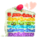 Rainbow Cake emoji