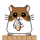 Hamster Icecream emoji