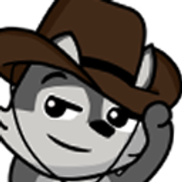 Wolfy Cowboy emoji