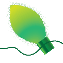 Holiday Lights Green emoji